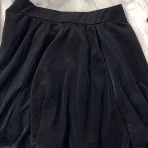 Black H&M circle skirt